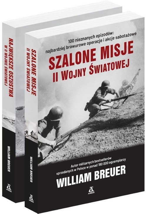 okładka Szalone misje II Wojny Światowej / Największe oszustwa w II Wojnie Światowej Pakiet książka | Breuer William