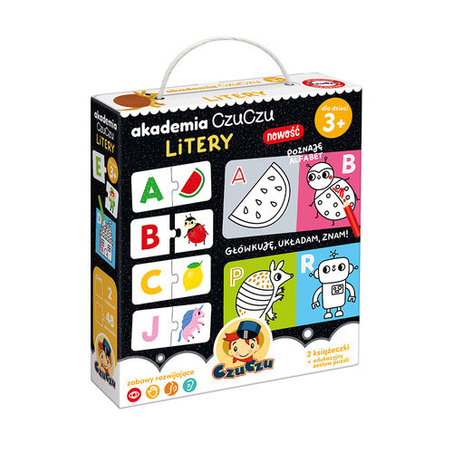 okładka Akademia CzuCzu Litery książka