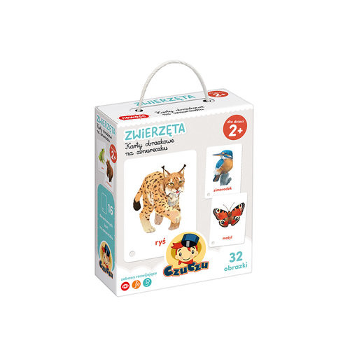 okładka Karty obrazkowe na sznureczku Zwierzęta książka