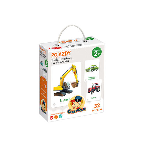 okładka Karty obrazkowe na sznureczku Pojazdy książka