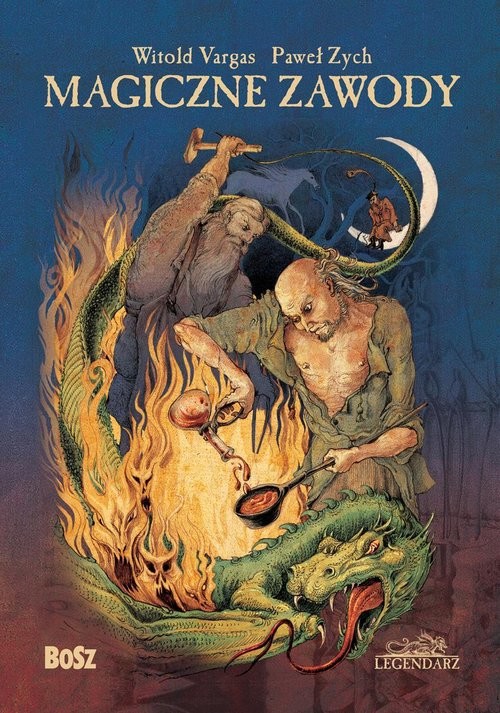 okładka Magiczne zawody Kowal, czarodziej, alchemik książka | Witold Vargas