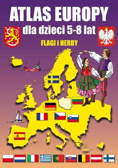 okładka Atlas Europy dla dzieci 5-8 lat. ebook | pdf | Beata Guzowska