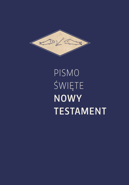 okładka Pismo Świete Nowy Testament oprawa niebieska książka