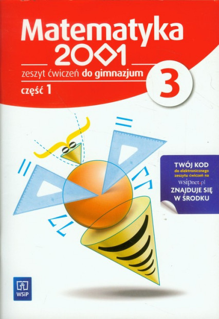okładka Matematyka 2001 3 Zeszyt ćwiczeń część 1 gimnazjum książka | Praca Zbiorowa