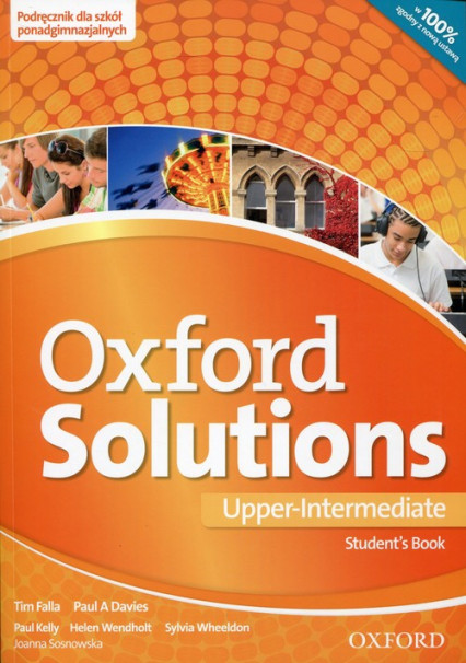 okładka Oxford Solutions Upper Intermediate Student's Book wieloletni Szkoła ponadgimnazjalna książka
