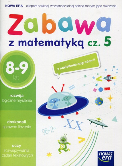 okładka Zabawa z matematyką Część 5 8-9 lat Edukacja wczesnoszkolna książka