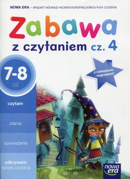 okładka Zabawa z czytaniem Część 4 7-8 lat Edukacja wczesnoszkolna książka