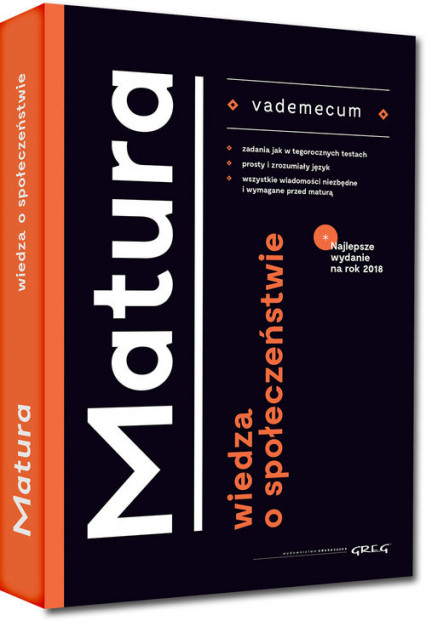 okładka Vademecum matura wiedza o społeczeństwie książka | Natalia Olaczek, Krystian Paprocki, Agnieszka Chłosta-Sikorska