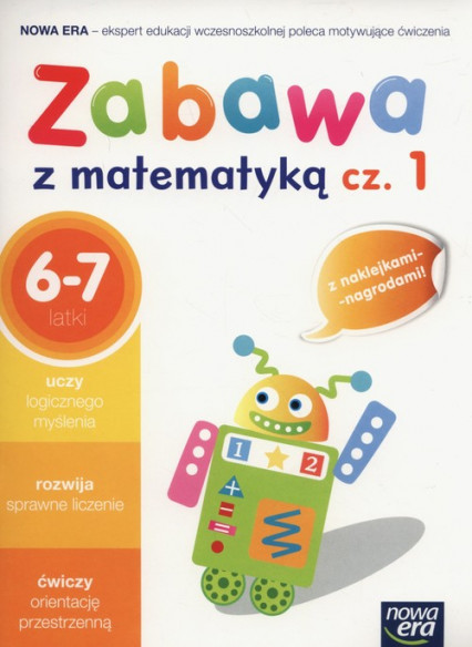 okładka Zabawa z matematyką Część 1 6-7 lat Szkoła podstawowa książka