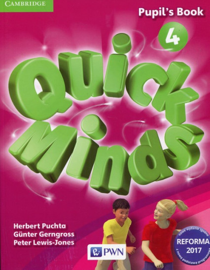 okładka Quick Minds 4 Pupil's Book Szkoła podstawowa książka | Herbert Puchta, Gunter Gerngross, Peter Lewis-Jones