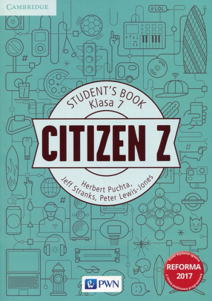 okładka Citizen Z Klasa 7 Student's Book Szkoła podstawowa książka | Herbert Puchta, Jeff Stranks, Peter Lewis-Jones