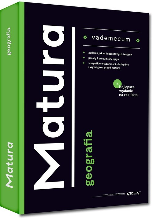 okładka Vademecum matura Geografia książka | Agnieszka Łękawa