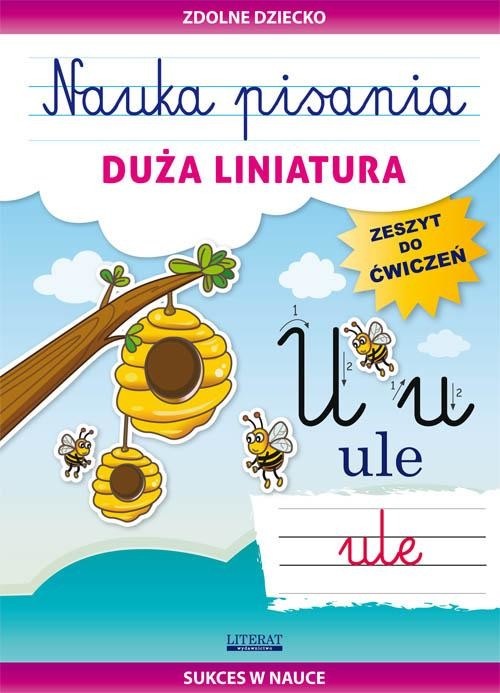 okładka Nauka pisania. Duża liniatura ebook | pdf | Beata Guzowska