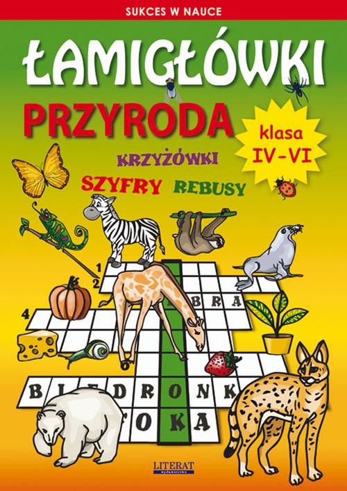 okładka Łamigłówki Przyroda. Klasa 4-6 ebook | pdf | Grzegorz Wrocławski