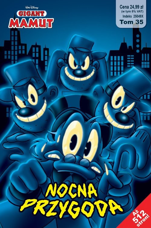 okładka Gigant Mamut Nocna przygoda Tom 1/2022 książka | Opracowania Zbiorowe