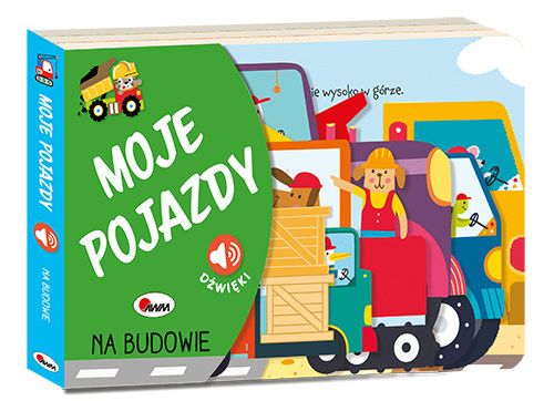 okładka Moje pojazdy Na budowie książka | Elżbieta Wójcik