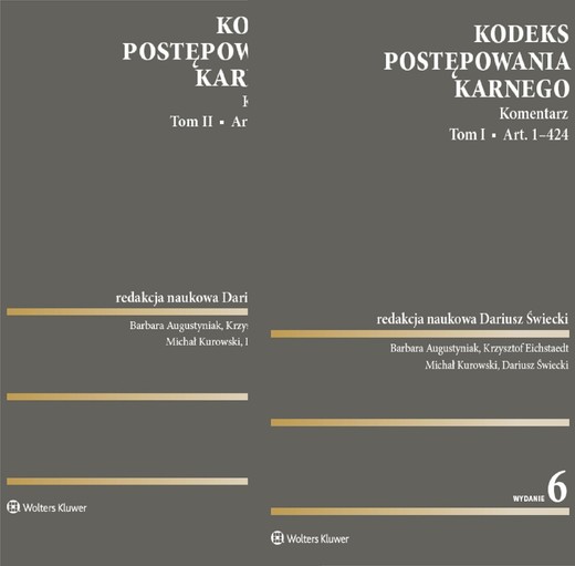 okładka Kodeks postępowania karnego. Komentarz. Tom I i II  (pdf) ebook | pdf | Dariusz Świecki, Barbara Augustyniak, Krzysztof Eichstaedt, Michał Kurowski