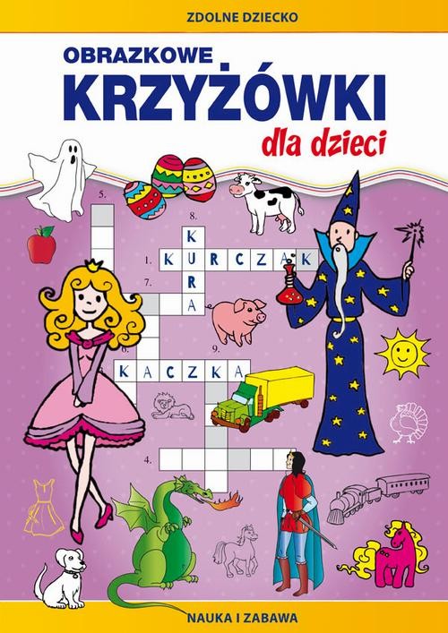 okładka Obrazkowe krzyżówki dla dzieci ebook | pdf | Monika Myślak