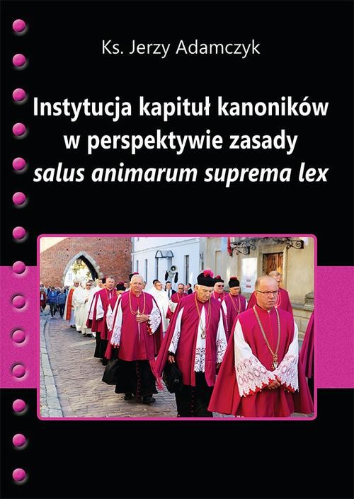 okładka Instytucja kapituł kanoników w perspektywie zasady salus animarum suprema lex ebook | pdf | Jerzy Adamczyk