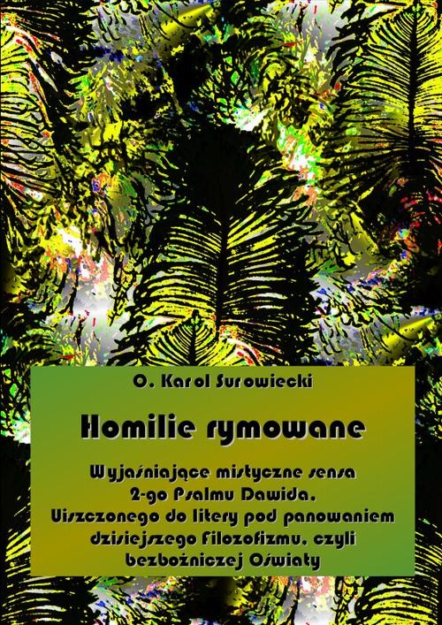 okładka Homilie rymowane ebook | epub, mobi | Karol Surowiecki