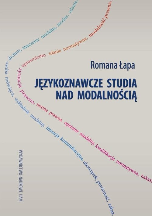 okładka Językoznawcze studia nad modalnością książka | Romana Łapa