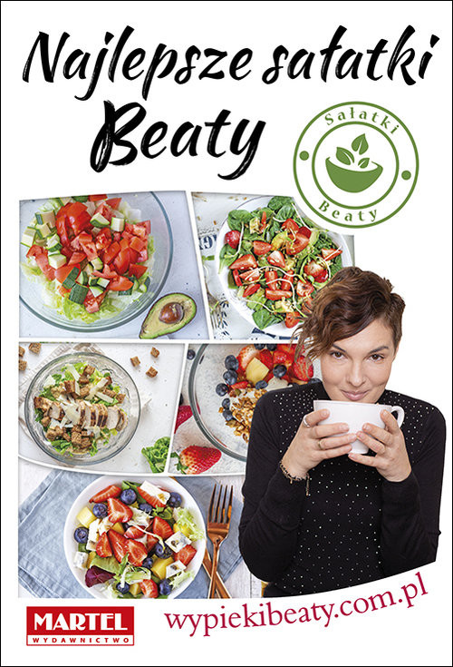 okładka Najlepsze sałatki Beaty książka | Beata Pawlak