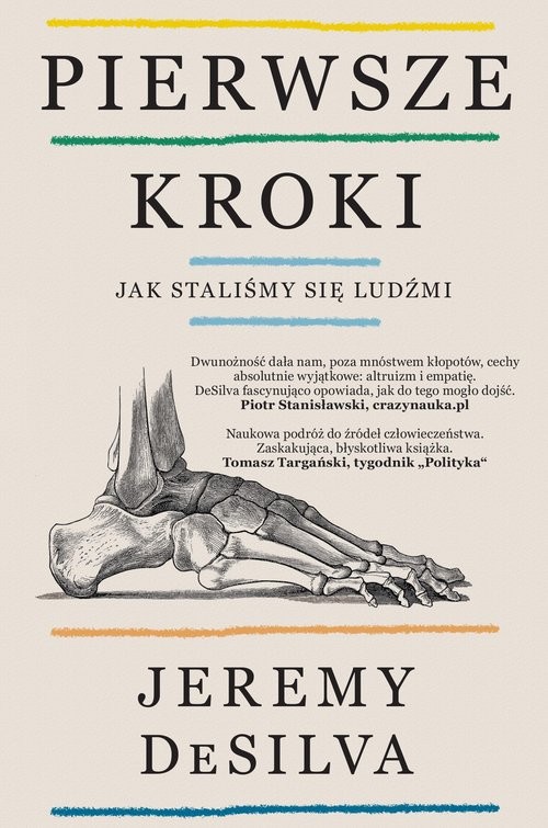 okładka Pierwsze kroki Jak staliśmy się ludźmi książka | Jeremy DeSilva