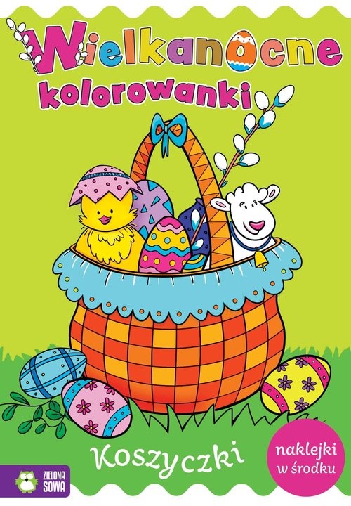 okładka Wielkanocne kolorowanki Koszyczki książka