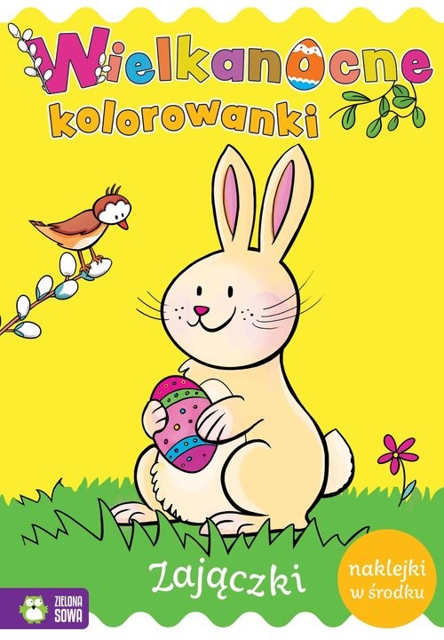 okładka Wielkanocne kolorowanki Zajączki książka