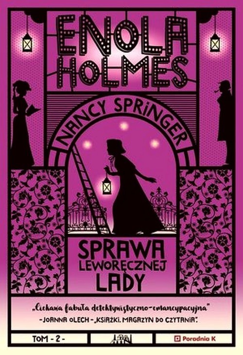 okładka Enola Holmes Sprawa leworęcznej Lady książka | Nancy Springer