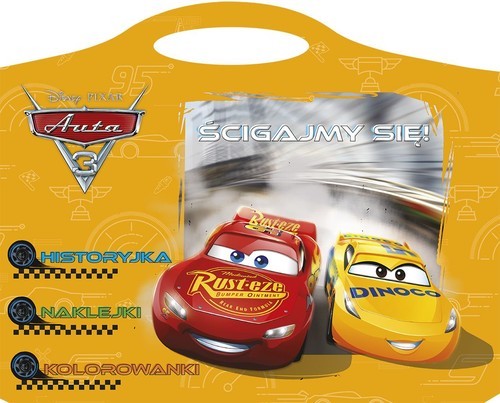 okładka Ścigajmy się! Disney Pixar Auta 3 książka