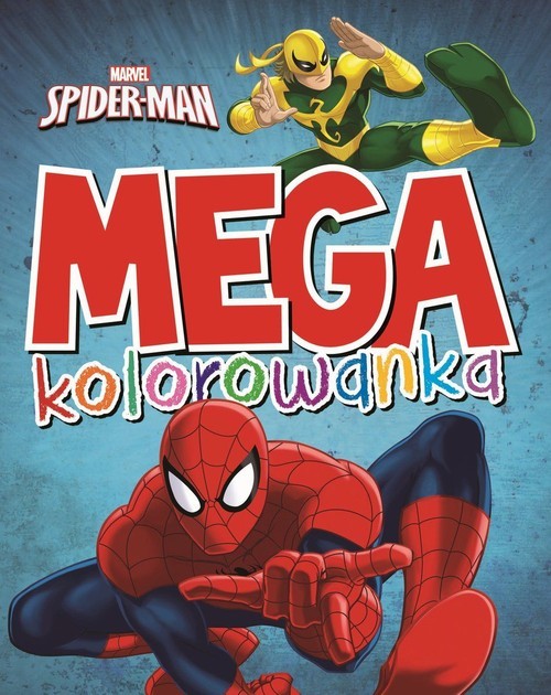 okładka Mega kolorowanka Marvel Spider-Man książka