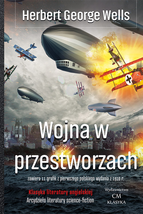 okładka Wojna w przestworzach książka | Herbert George Wells