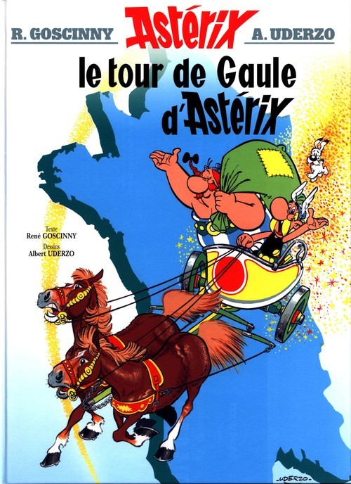 okładka Asterix 5 Asterix Le tour de Gaule d'Asterix książka | René Goscinny