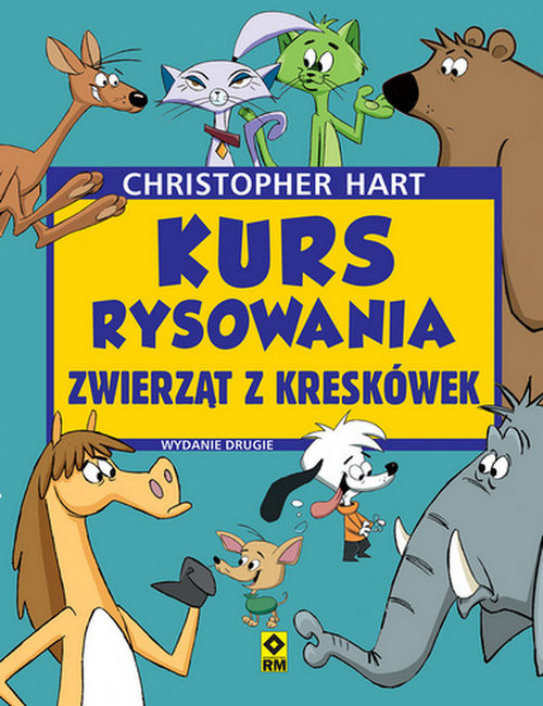 okładka Kurs rysowania zwierząt z kreskówek książka | Christopher Hart