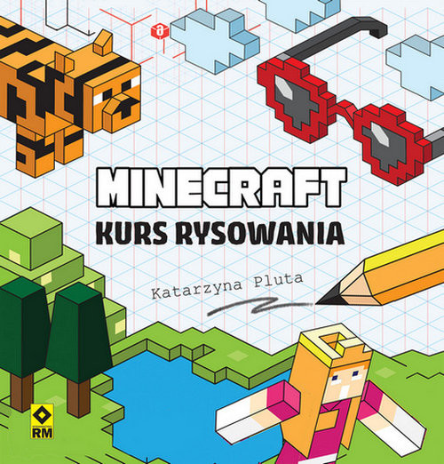 okładka Minecraft Kurs rysowania książka | Pluta Katarzyna