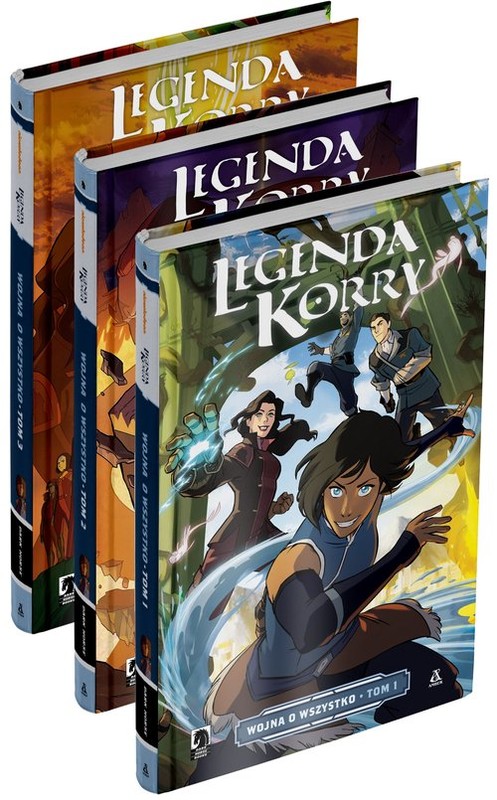 okładka Legenda Korry Wojna o wszystko Tom 1-3 książka | DiMartino Michael, Koh Irene