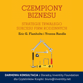 okładka Czempiony Biznesu. Strategie Trwałego Sukcesu Firm Rodzinnych  audiobook | MP3 | G.Flamholtz Eric