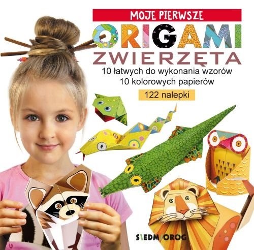 okładka Moje pierwsze origami Zwierzęta książka | Marcelina Grabowska-Piątek