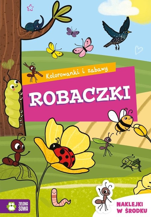 okładka Kolorowanki i zabawy Robaczki książka