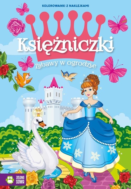 okładka Księżniczki Zabawy w ogrodzie książka