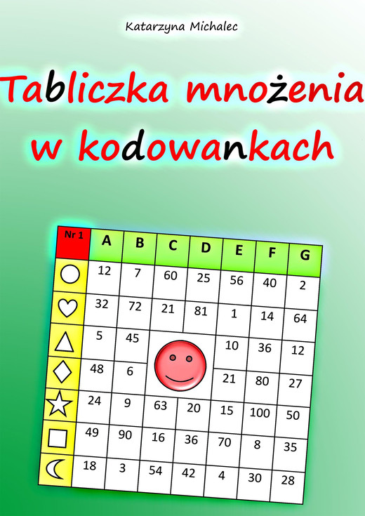 okładka Tabliczka mnożenia w kodowankach ebook | pdf | Katarzyna Michalec