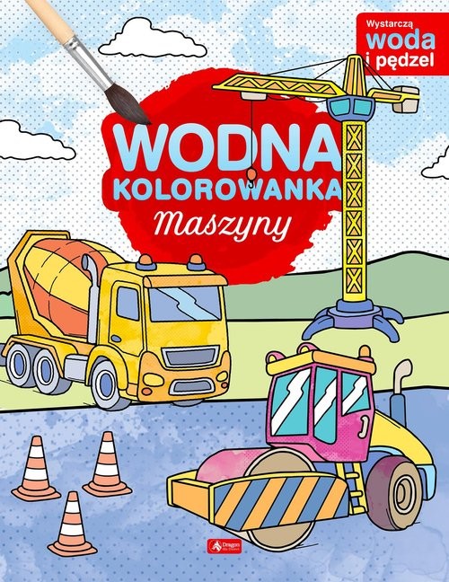 okładka Maszyny Wodna kolorowanka książka