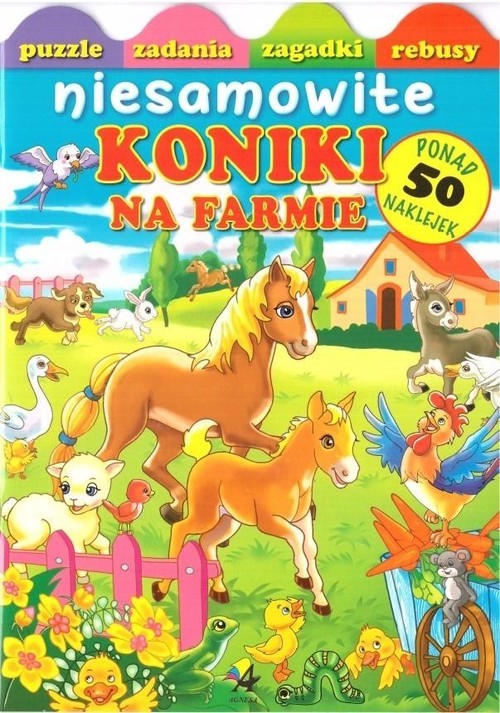 okładka Niesamowite koniki na farmie książka