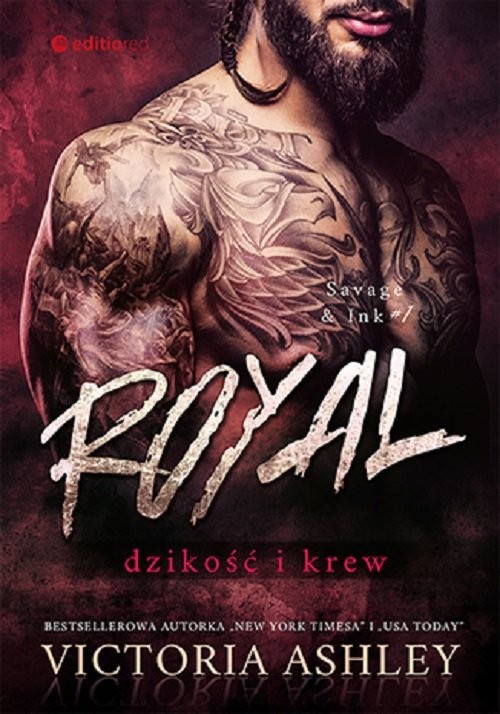 okładka Royal Dzikość i krew Savage & Ink #1 książka | Victoria Ashley