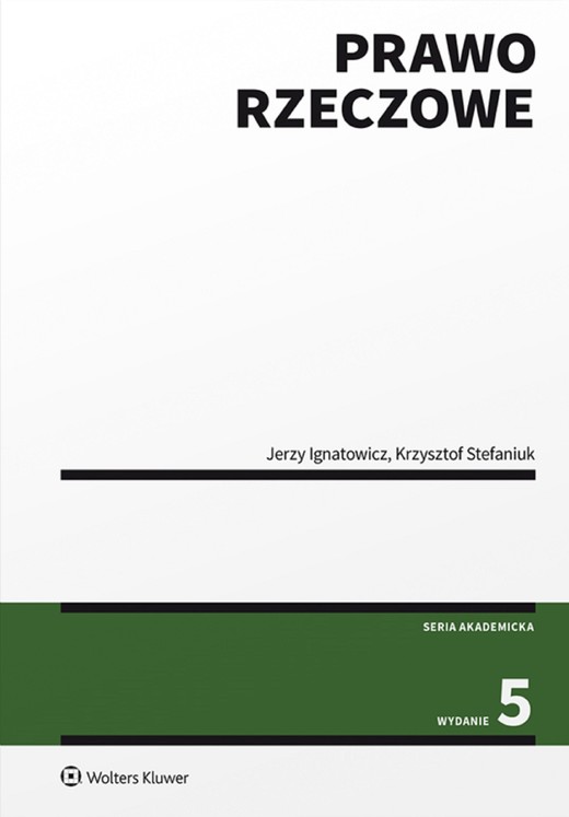 okładka Prawo rzeczowe (pdf) ebook | pdf | Jerzy Ignatowicz, Krzysztof Stefaniuk