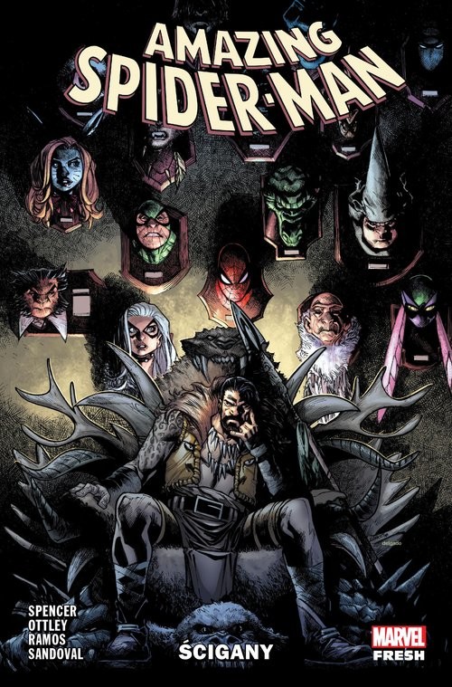 okładka Amazing Spider-Man Ścigany Tom 4 książka