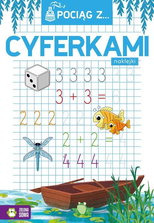 okładka Pociąg z cyferkami książka