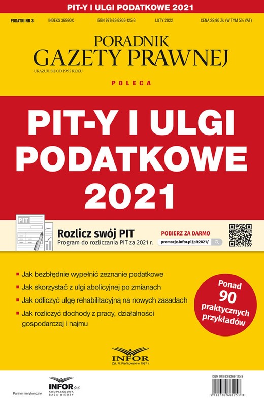 okładka PIT-y i ulgi podatkowe 2021 ebook | pdf | Grzegorz Ziółkowski