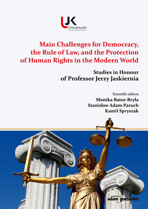 okładka Main Challenges for Democracy, the Rule of Law and the Protection of Human Rights in the Modern World książka